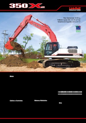 Bageri gusjeničari Link-Belt 350 X2