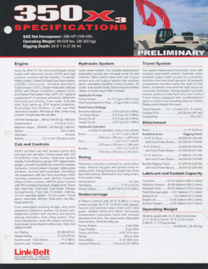 Bageri gusjeničari Link-Belt 350 X3