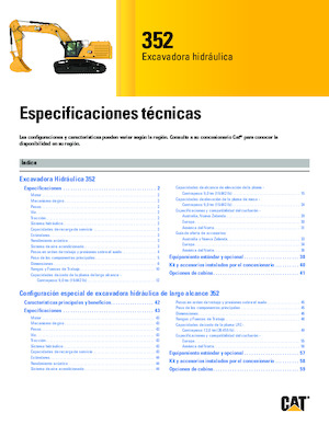 Bageri gusjeničari Caterpillar 352