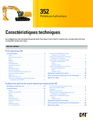 Bageri gusjeničari Caterpillar 352