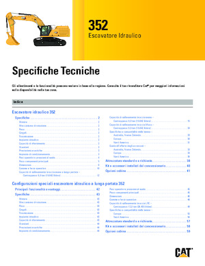 Bageri gusjeničari Caterpillar 352