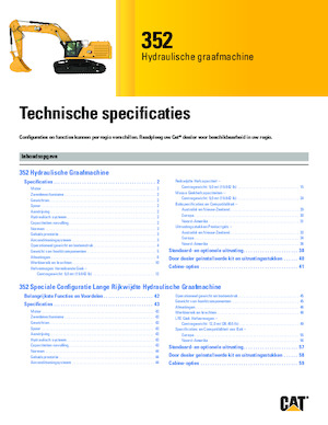 Bageri gusjeničari Caterpillar 352