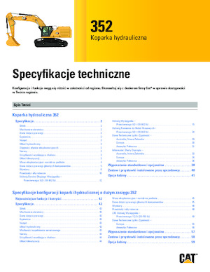 Bageri gusjeničari Caterpillar 352