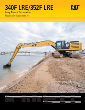 Bageri gusjeničari Caterpillar 352F LRE