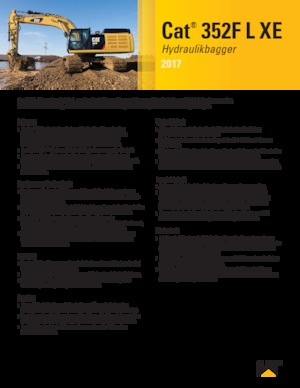 Bageri gusjeničari Caterpillar 352F XE