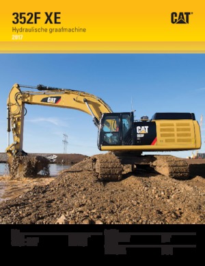 Bageri gusjeničari Caterpillar 352F XE