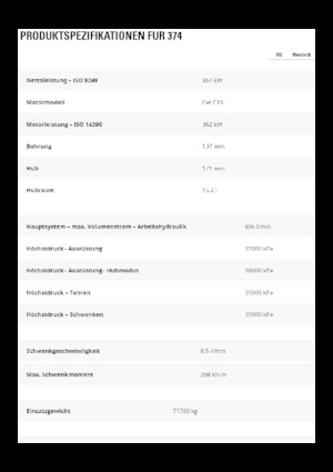 Bageri gusjeničari Caterpillar 374