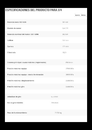 Bageri gusjeničari Caterpillar 374