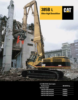 Bageri gusjeničari Caterpillar 385 B L