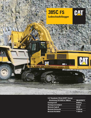 Bageri gusjeničari Caterpillar 385C FS