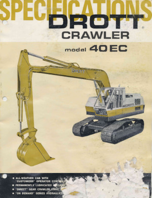 Bageri gusjeničari Drott 40EC