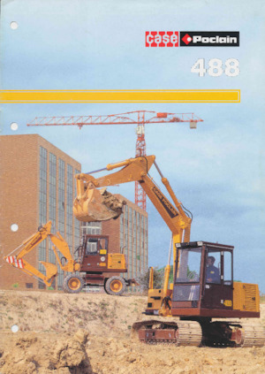 Bageri gusjeničari Case Poclain 488 CL