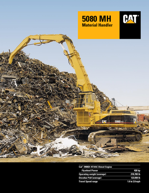 Bageri gusjeničari Caterpillar 5080