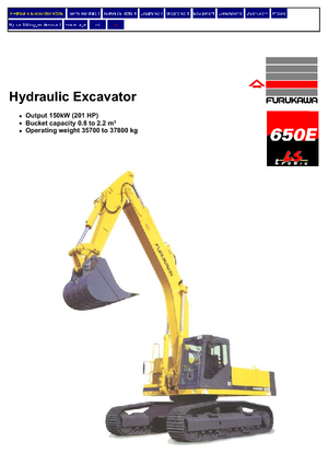 Bageri gusjeničari Furukawa 650 E-LC