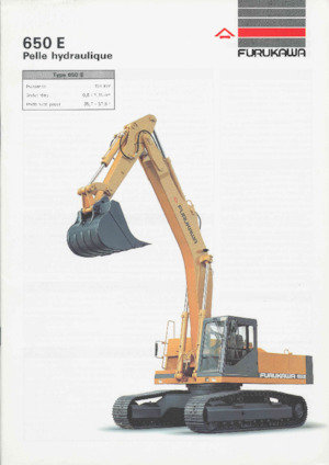 Bageri gusjeničari Furukawa 650 E-LC