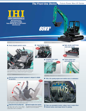 Bageri gusjeničari IHI 65VX-3