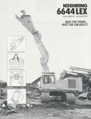 Rukovanje materijalom Koehring 6644 LEX