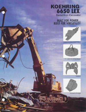 Rukovanje materijalom Koehring 6650 LEX