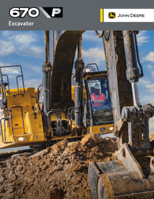 Bageri gusjeničari John Deere Construction 670 P