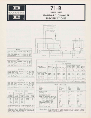Bageri gusjeničari Bucyrus 71-B