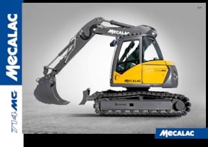 Bageri gusjeničari Mecalac 714 MC e