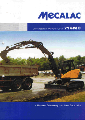 Bageri gusjeničari Mecalac 714 MC *
