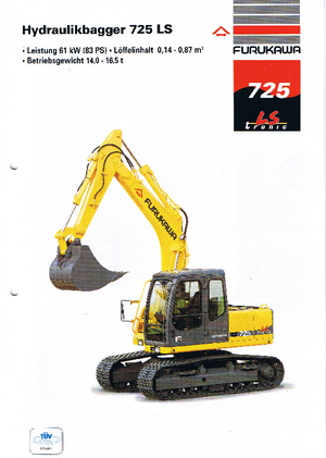 Bageri gusjeničari Furukawa 725 LS-tronic