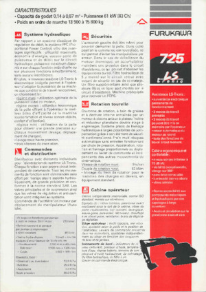 Bageri gusjeničari Furukawa 725 LS-tronic