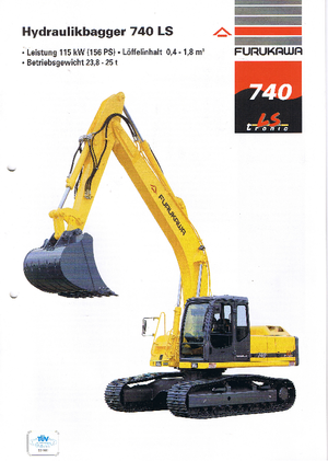 Bageri gusjeničari Furukawa 740 LS-tronic