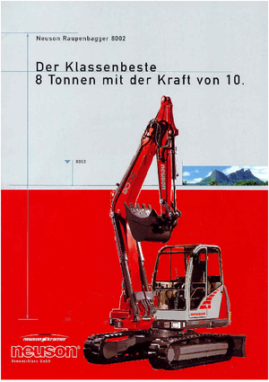 Bageri gusjeničari Neuson 8002