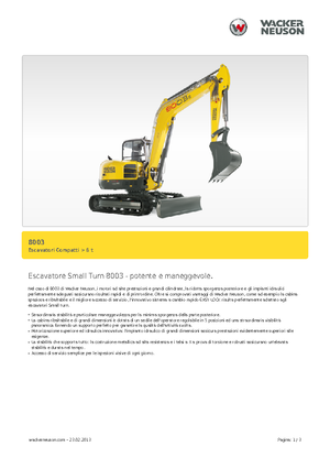 Bageri gusjeničari Neuson 8003