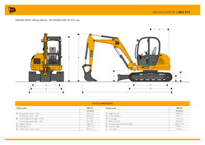 Bageri gusjeničari JCB 8065 RTS