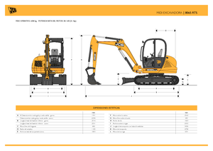 Bageri gusjeničari JCB 8065 RTS