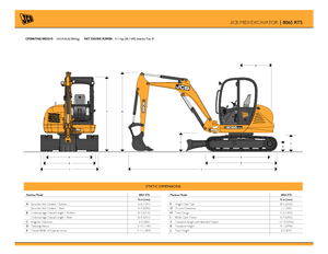 Bageri gusjeničari JCB 8065 RTS