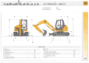 Bageri gusjeničari JCB 8080