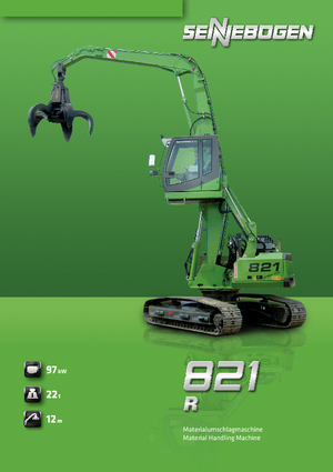 Bageri gusjeničari Sennebogen 821 R