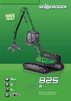 Bageri gusjeničari Sennebogen 825 R