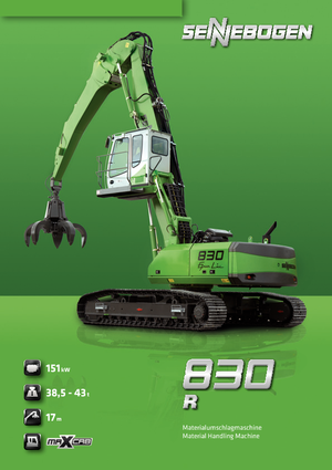 Bageri gusjeničari Sennebogen 830 R