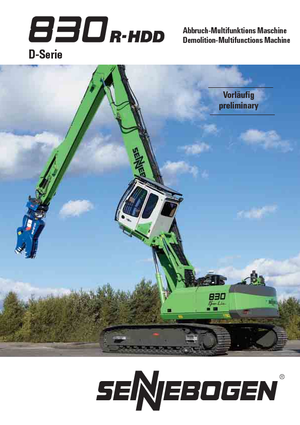 Bageri gusjeničari Sennebogen 835 R-HD