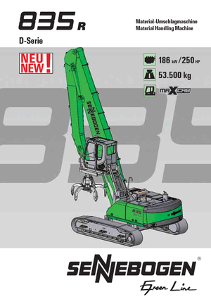 Bageri gusjeničari Sennebogen 835 R-special