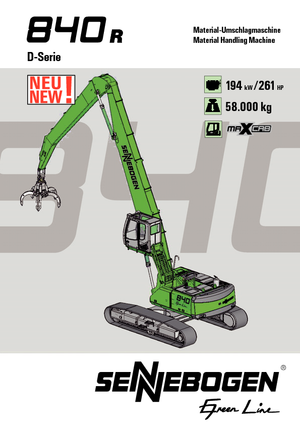 Bageri gusjeničari Sennebogen 840 R-HD
