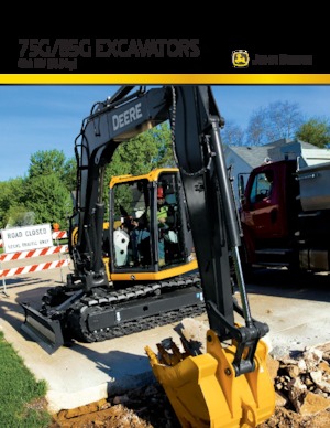 Bageri gusjeničari John Deere Construction 85G