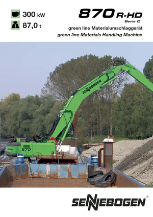 Bageri gusjeničari Sennebogen 870 R-HD