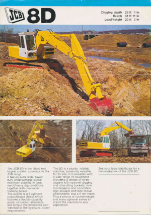 Bageri gusjeničari JCB 8D