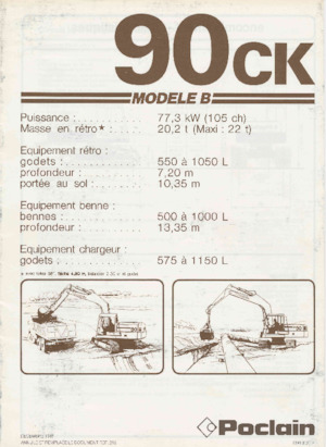 Rukovanje materijalom Case Poclain 90CK