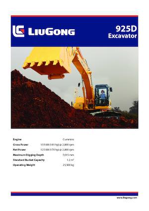 Bageri gusjeničari Liugong 925D