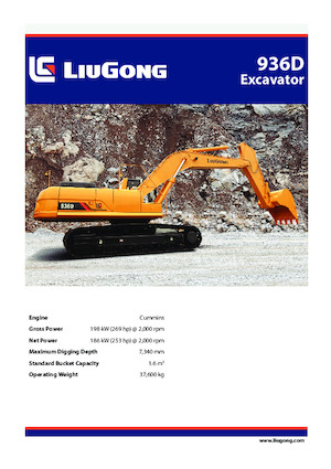 Bageri gusjeničari Liugong 936D