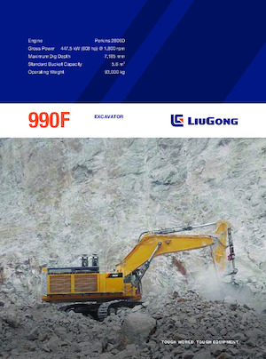 Bageri gusjeničari Liugong 990F