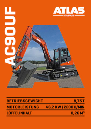 Bageri gusjeničari Atlas Kompakt AC 90UF