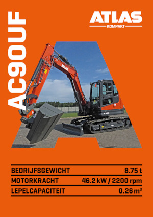 Bageri gusjeničari Atlas Kompakt AC 90UF